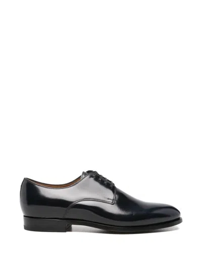 Ortigni Scarpe Stringate Nere Lucide  In Multi