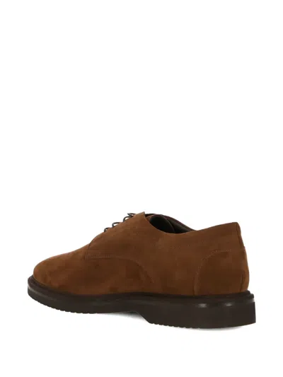 Ortigni Suede Derby Shoes In Brown