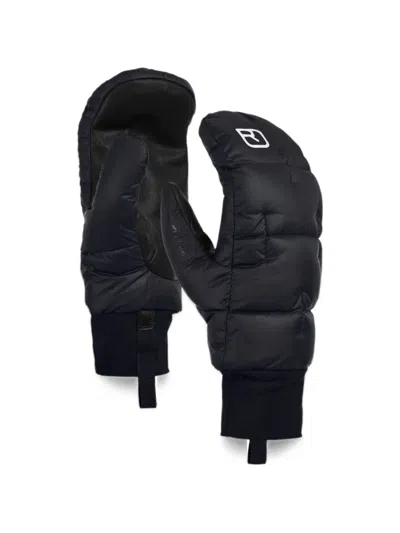 Ortovox Downwool Quilted Padded Mittens In Gray