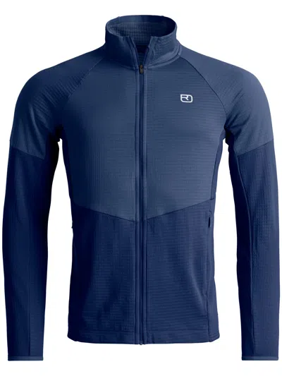 Ortovox Fleece Light Grid Jacket M In Blue