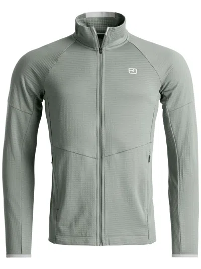 Ortovox Fleece Light Grid Jacket M In Green
