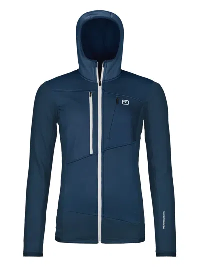 Ortovox Hooded Jacket In Blue