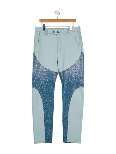 Pre-owned Orttu Skinny Jeans In Blue