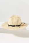 Ortus Guama Flat-brim Straw Hat In Neutral