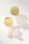 Ortus Mila Quartz Drop Earrings In Gold