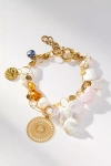 Ortus Stellar Pearl Layered Charm Bracelet In Gold