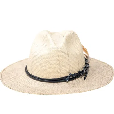 Ortus Women's Neutrals Guama Straw Panama Hat - Neutral In Black