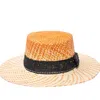 Ortus Women's Neutrals / Orange Lulo Straw Boater Hat - Orange And Neutral In Brown