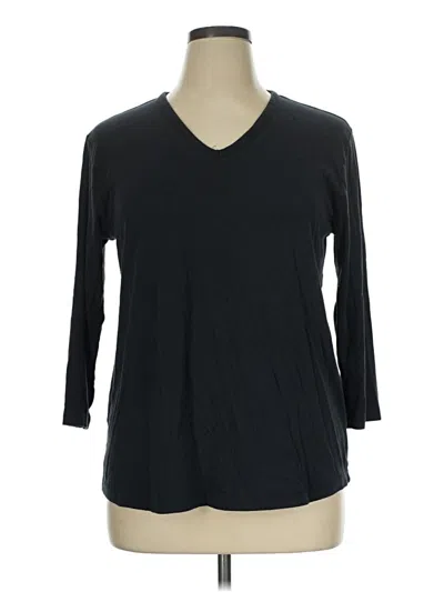 Pre-owned Orvis 3/4 Sleeve T-shirt In Black