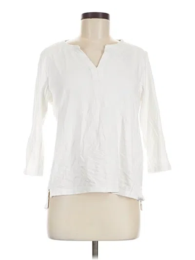 Pre-owned Orvis 3/4 Sleeve T-shirt In Ivory