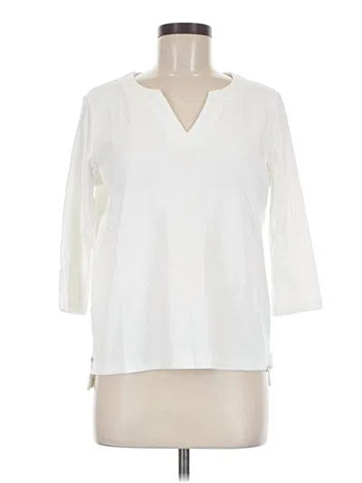 Pre-owned Orvis 3/4 Sleeve T-shirt In Ivory