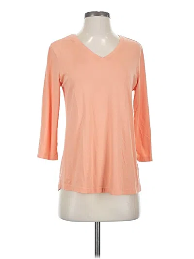 Pre-owned Orvis 3/4 Sleeve T-shirt In Orange