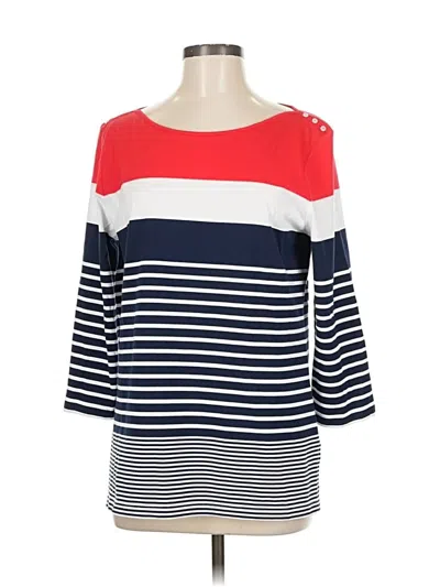 Pre-owned Orvis 3/4 Sleeve T-shirt In Red