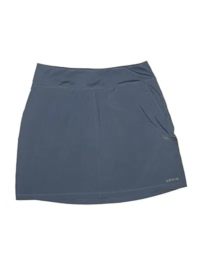 Pre-owned Orvis Active Skort In Blue