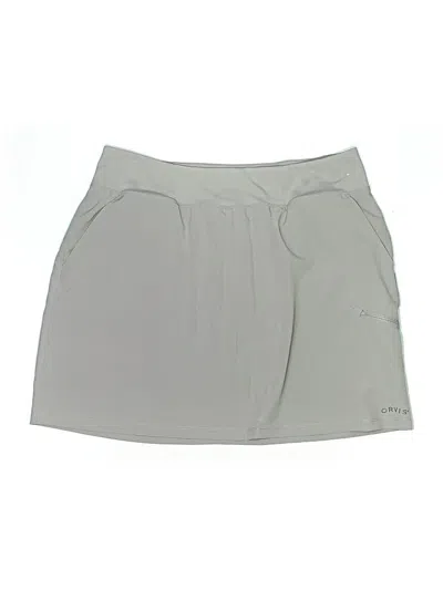 Pre-owned Orvis Active Skort In Gray