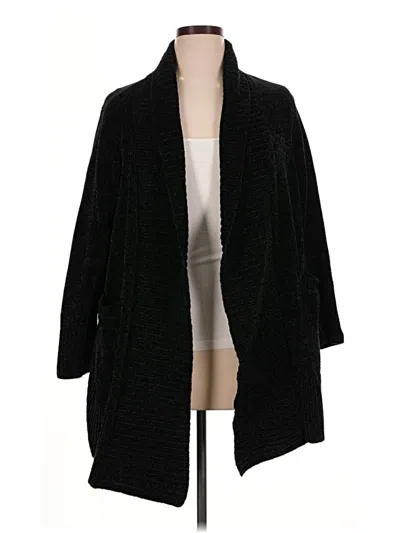 Pre-owned Orvis Cardigan Sweater In Black