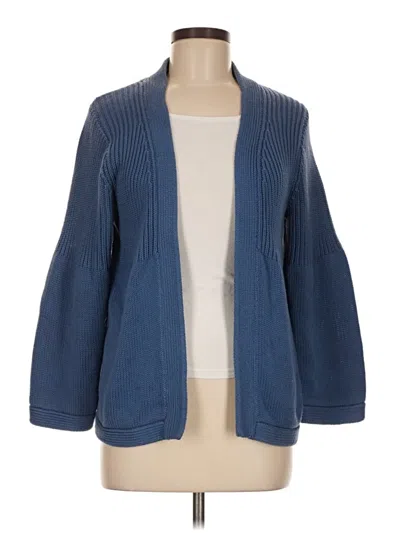 Pre-owned Orvis Cardigan Sweater In Blue