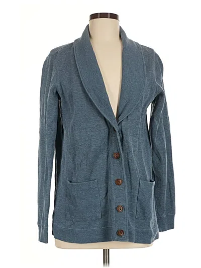 Pre-owned Orvis Cardigan Sweater In Blue