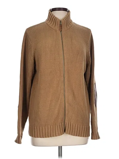 Pre-owned Orvis Cardigan Sweater In Brown