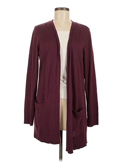 Pre-owned Orvis Cardigan Sweater In Burgundy