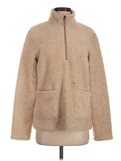 Pre-owned Orvis Cardigan Sweater In Tan