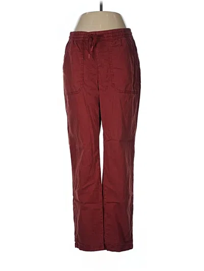 Pre-owned Orvis Casual Pants In Burgundy