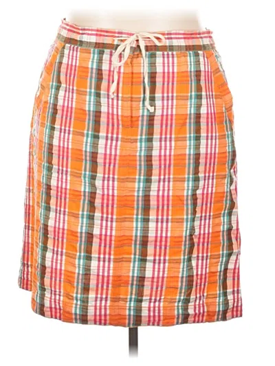 Pre-owned Orvis Casual Skirt In Orange