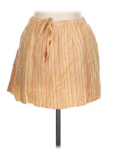 Pre-owned Orvis Casual Skirt In Yellow