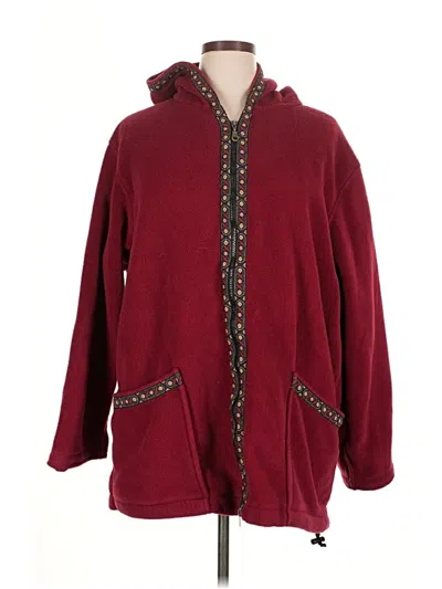 Pre-owned Orvis Coat In Burgundy