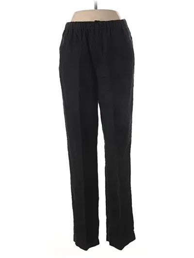 Pre-owned Orvis Linen Pants In Black