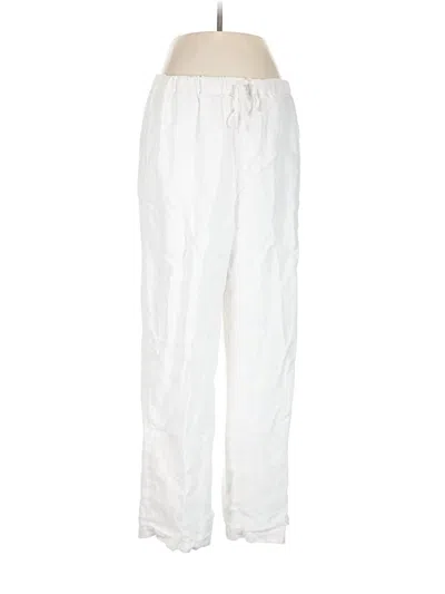 Pre-owned Orvis Linen Pants In White