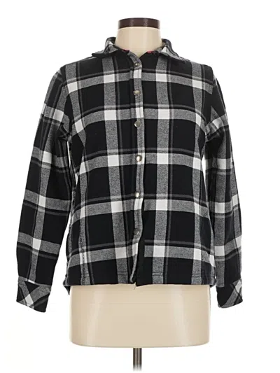 Pre-owned Orvis Long Sleeve Blouse In Black