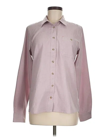 Pre-owned Orvis Long Sleeve Blouse In Pink