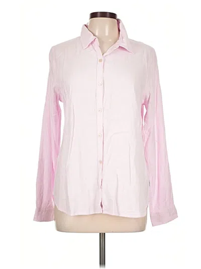 Orvis Long Sleeve Blouse In Pink