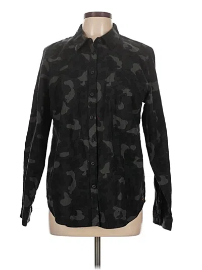 Pre-owned Orvis Long Sleeve Button Down Shirt In Black