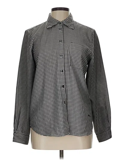 Pre-owned Orvis Long Sleeve Button Down Shirt In Black
