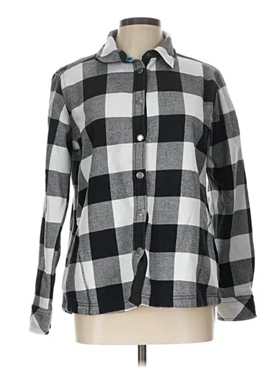 Pre-owned Orvis Long Sleeve Button Down Shirt In Black