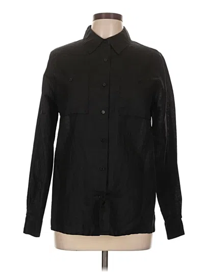 Pre-owned Orvis Long Sleeve Button Down Shirt In Black