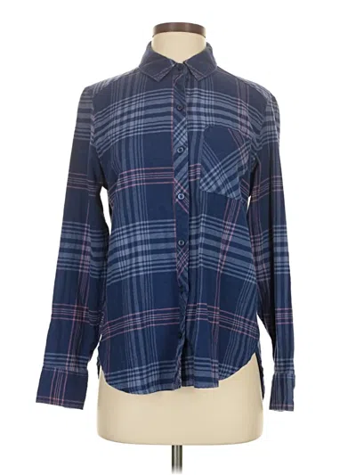 Pre-owned Orvis Long Sleeve Button Down Shirt In Blue