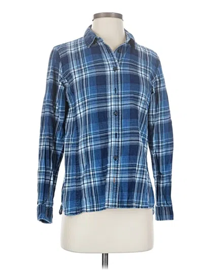 Pre-owned Orvis Long Sleeve Button Down Shirt In Blue