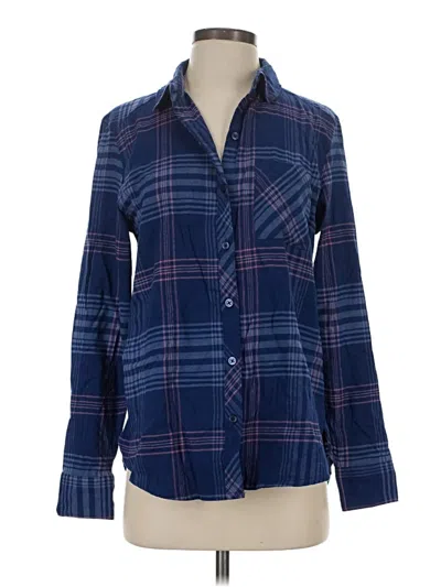 Pre-owned Orvis Long Sleeve Button Down Shirt In Blue