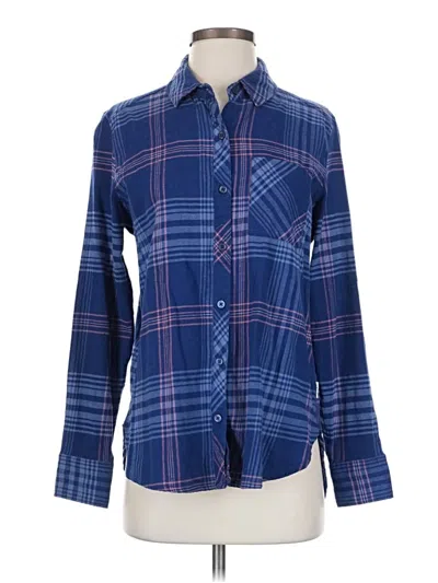 Pre-owned Orvis Long Sleeve Button Down Shirt In Blue
