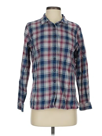 Pre-owned Orvis Long Sleeve Button Down Shirt In Blue