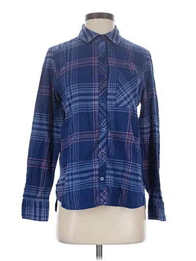 Pre-owned Orvis Long Sleeve Button Down Shirt In Blue