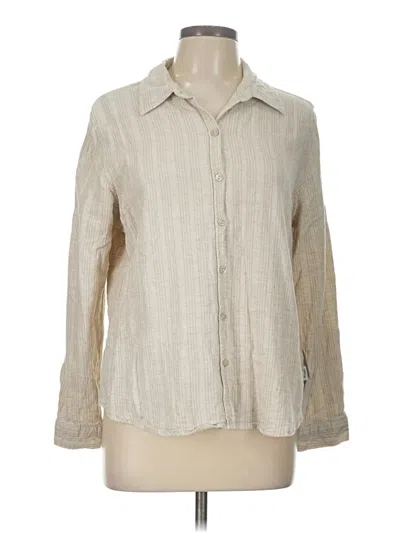 Pre-owned Orvis Long Sleeve Button Down Shirt In Brown