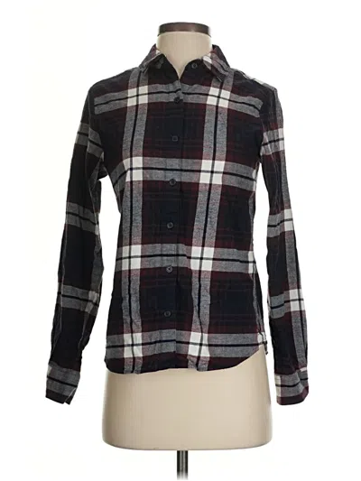 Pre-owned Orvis Long Sleeve Button Down Shirt In Burgundy