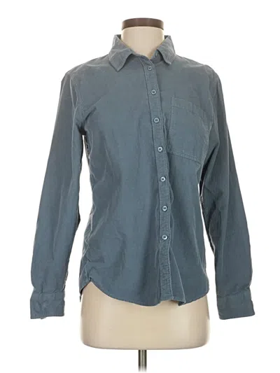 Pre-owned Orvis Long Sleeve Button Down Shirt In Gray