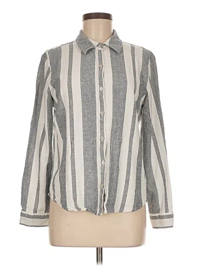 Pre-owned Orvis Long Sleeve Button Down Shirt In Gray