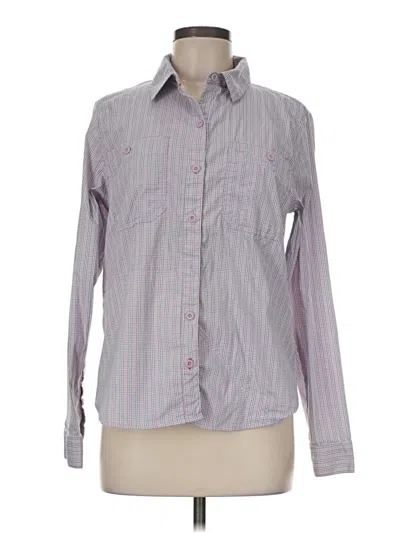 Pre-owned Orvis Long Sleeve Button Down Shirt In Gray