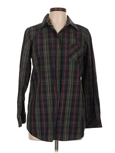 Pre-owned Orvis Long Sleeve Button Down Shirt In Green